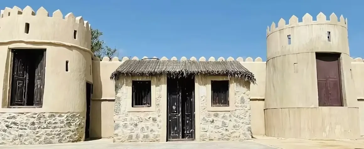 Traditional buildings at Hatta Heritage Village showcasing Emirati culture