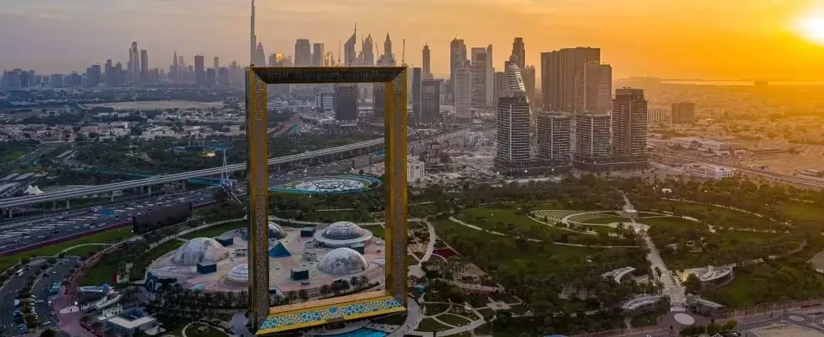 Dubai Frame, the world’s largest frame, featured in half day Dubai city tour
