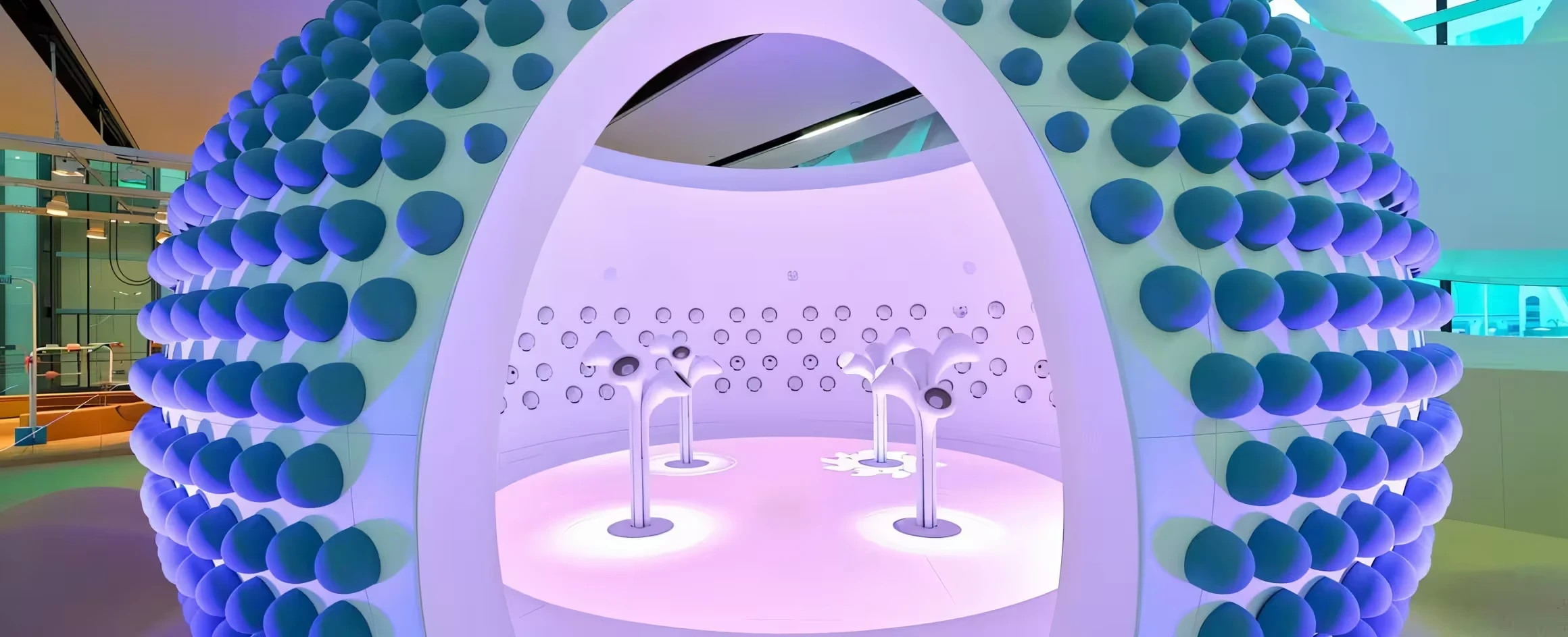 Portal-inspired entrance design of Dubai’s Museum of the Future