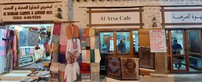 Relaxing ambiance at Al Arsa Café in Sharjah’s historic district